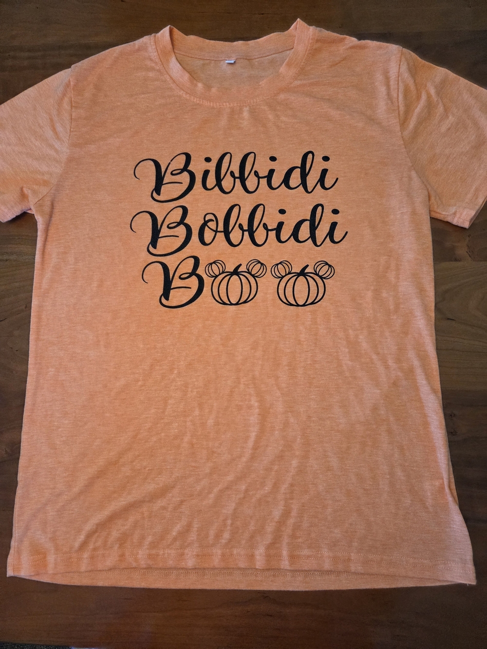 Bibbid  Bobbidi Boo Woman's Tee - Shirt Orange